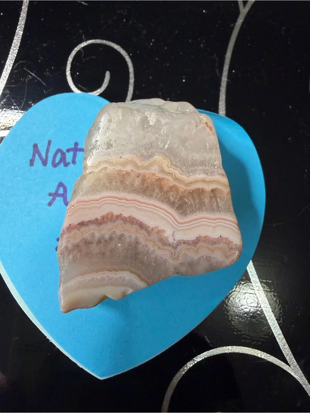 Pink amethyst agate RARE FIND NWT